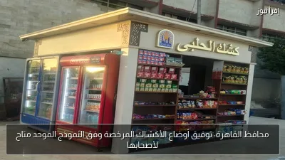 محافظ القاهرة: توفيق أوضاع الأكشاك المرخصة وفق النموذج الموحد متاح لأصحابها
