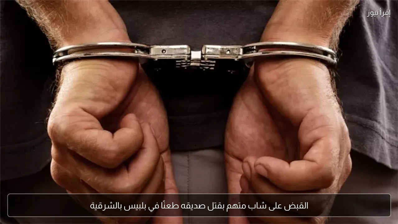 القبض على شاب متهم بقتل صديقه طعنًا في بلبيس بالشرقية