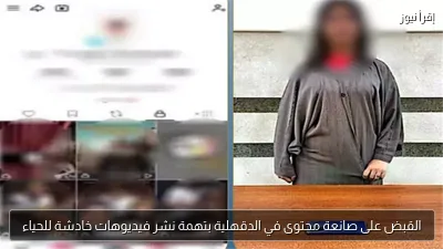 القبض على صانعة محتوى في الدقهلية بتهمة نشر فيديوهات خادشة للحياء