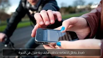 ضبط عاطل لاتهامه بخطف هاتف ربة منزل في الجيزة