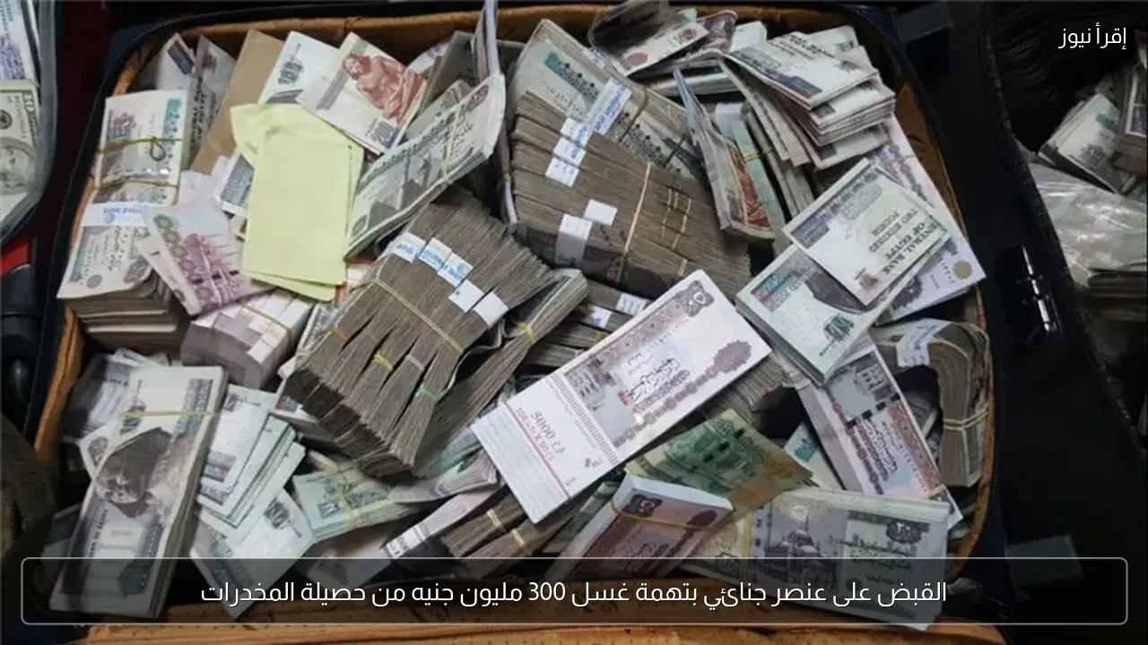 القبض على عنصر جنائي بتهمة غسل 300 مليون جنيه من حصيلة المخدرات