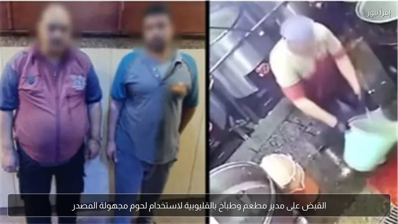 القبض على مدير مطعم وطباخ بالقليوبية لاستخدام لحوم مجهولة المصدر