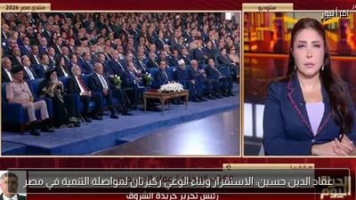 عماد الدين حسين: الاستقرار وبناء الوعي ركيزتان لمواصلة التنمية في مصر
