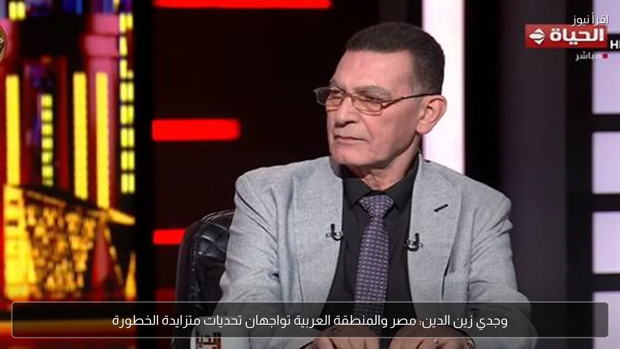 وجدي زين الدين: مصر والمنطقة العربية تواجهان تحديات متزايدة الخطورة
