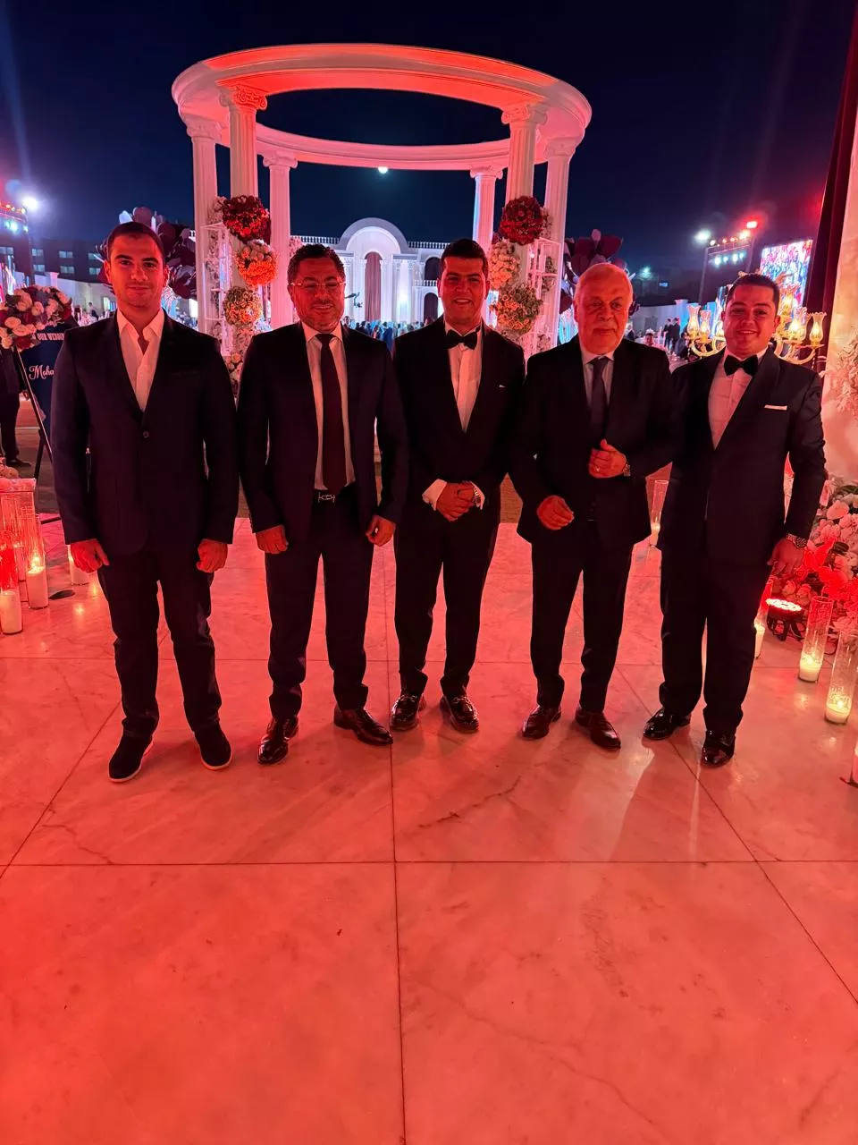 المستشار محمد رحيم يحتفل بزفافه على الدكتورة مريم إبراهيم جلهوم بحضور كوكبة من نجوم الفن والرياضة ورجال الدولة