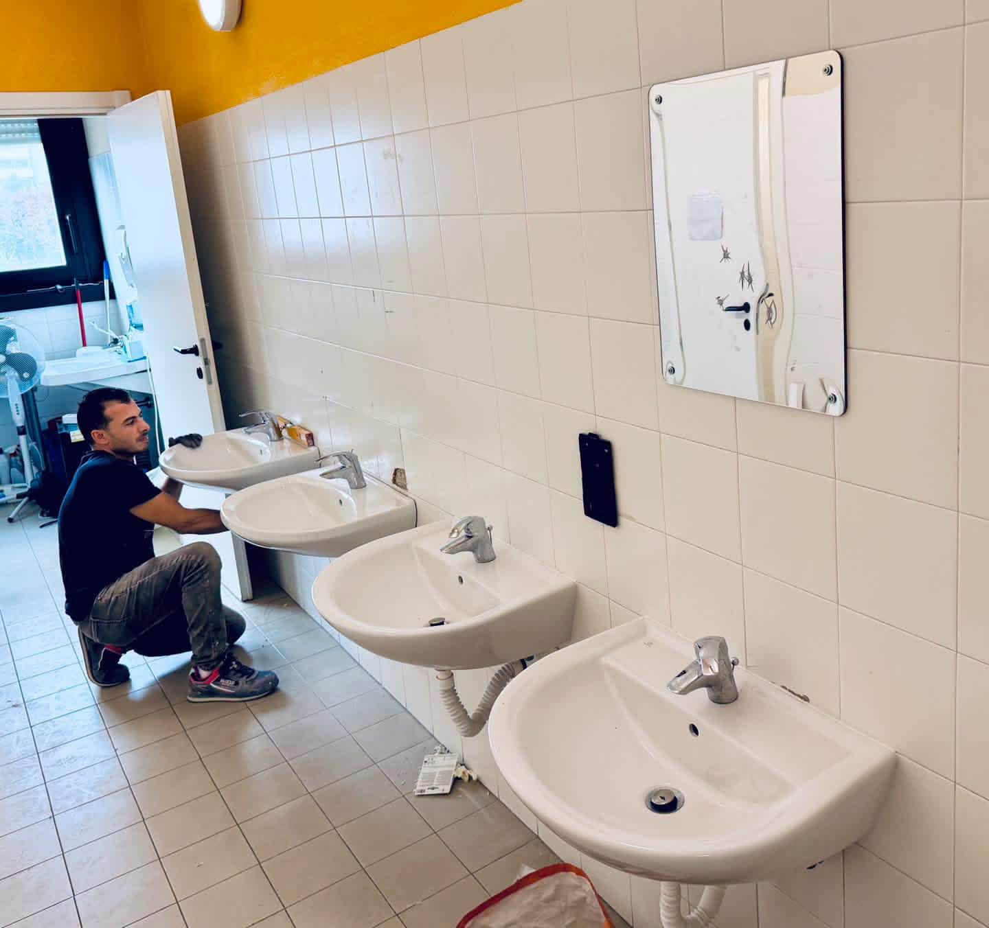 May be an image of sink and indoors