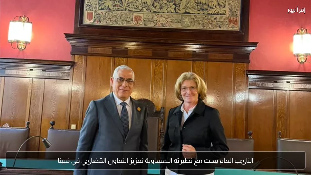 النائب العام يبحث مع نظيرته النمساوية تعزيز التعاون القضائي في فيينا