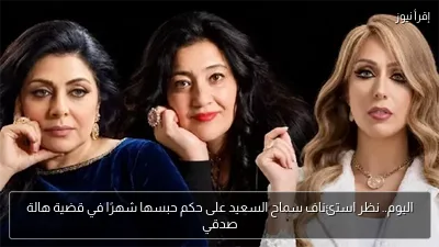 اليوم.. نظر استئناف سماح السعيد على حكم حبسها شهرًا في قضية هالة صدقي