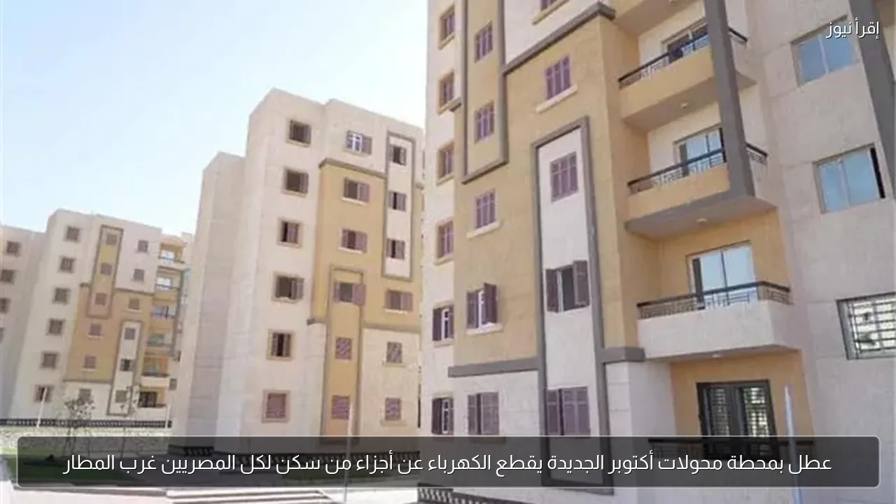 عطل بمحطة محولات أكتوبر الجديدة يقطع الكهرباء عن أجزاء من سكن لكل المصريين غرب المطار