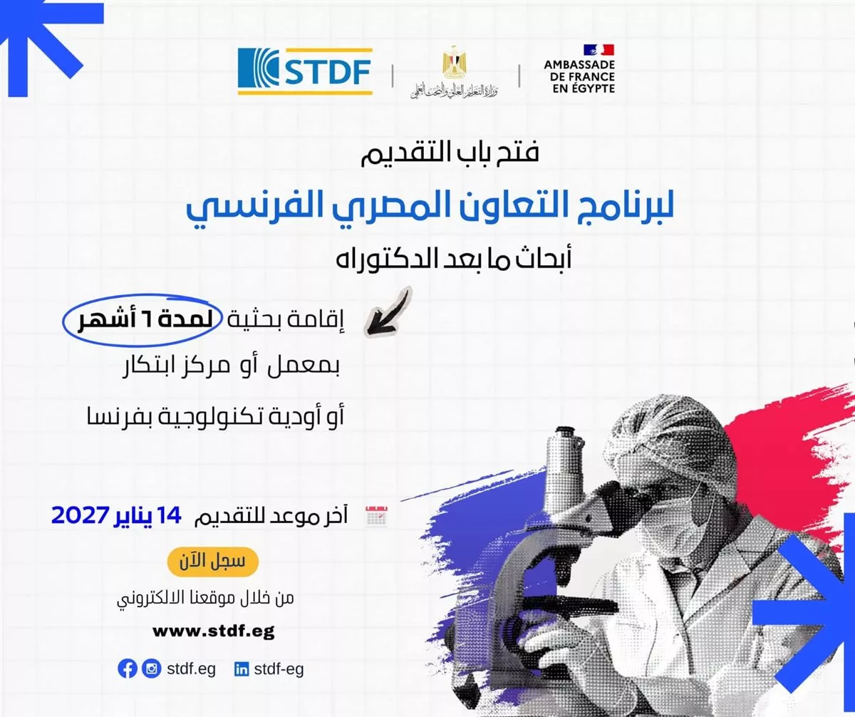 برنامج منح أبحاث ما بعد الدكتوراه لعام 2027