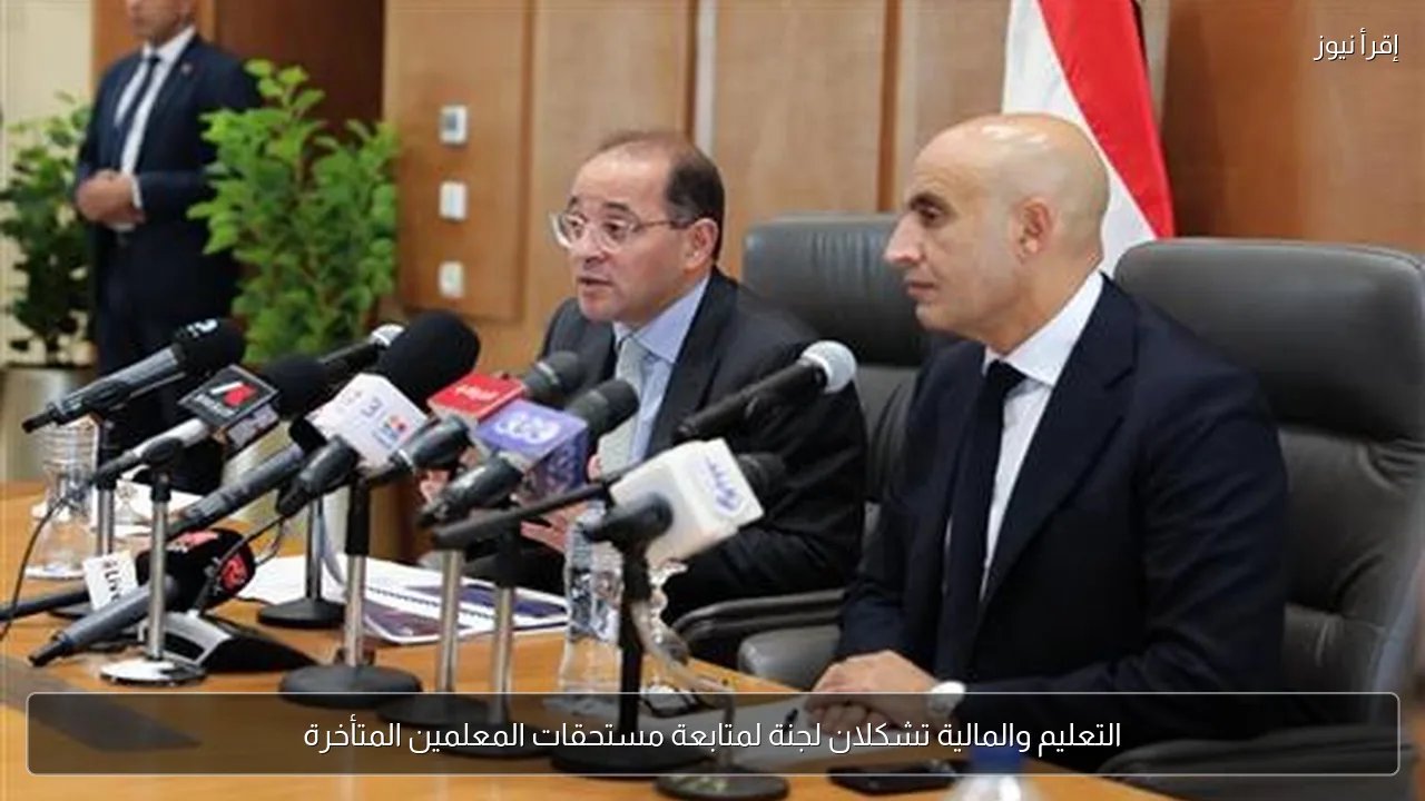 التعليم والمالية تشكلان لجنة لمتابعة مستحقات المعلمين المتأخرة
