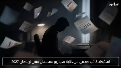 استبعاد كاتب صحفي من كتابة سيناريو مسلسل مقرر لرمضان 2027