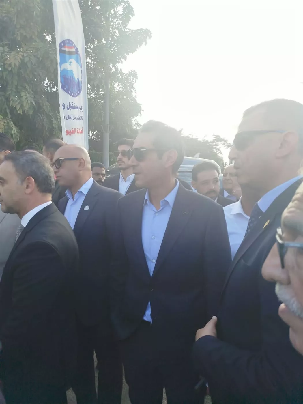 النائب أيمن حامد وقيادات مستقبل وطن