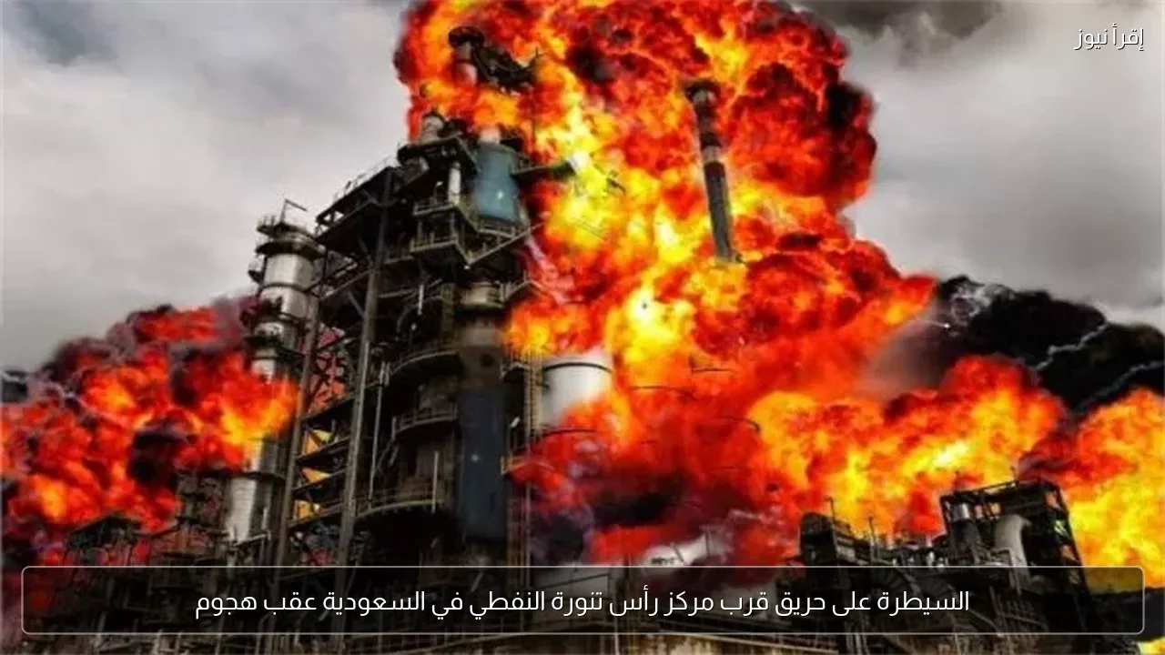 السيطرة على حريق قرب مركز رأس تنورة النفطي في السعودية عقب هجوم