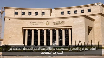 البنك المركزي المصري يستضيف تدريبًا إفريقيًا لدمج المخاطر المناخية في اختبارات الضغوط