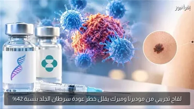 لقاح تجريبي من موديرنا وميرك يقلل خطر عودة سرطان الجلد بنسبة 42%