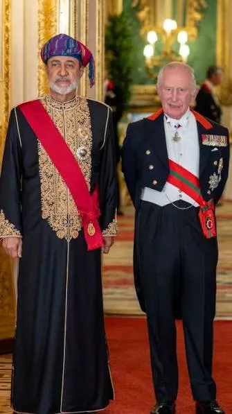 الملك تشارلز وسلطان عمان