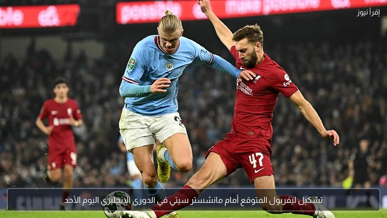 تشكيل ليفربول المتوقع أمام مانشستر سيتي في الدوري الإنجليزي اليوم الأحد