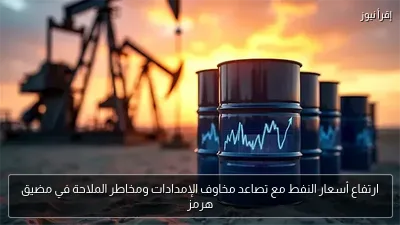 ارتفاع أسعار النفط مع تصاعد مخاوف الإمدادات ومخاطر الملاحة في مضيق هرمز