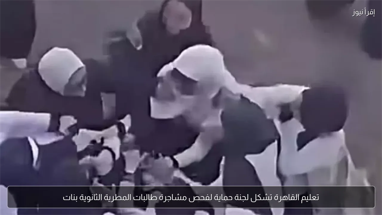 تعليم القاهرة تشكل لجنة حماية لفحص مشاجرة طالبات المطرية الثانوية بنات