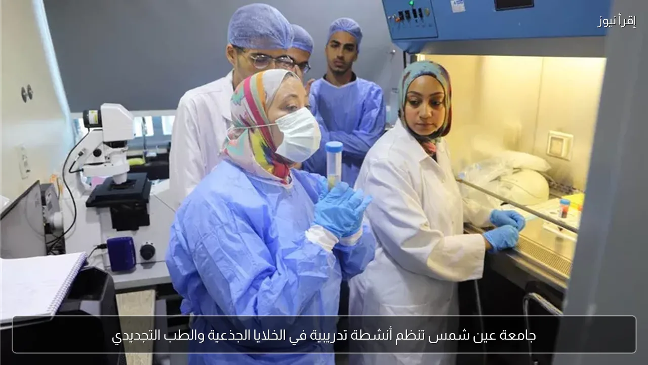جامعة عين شمس تنظم أنشطة تدريبية في الخلايا الجذعية والطب التجديدي