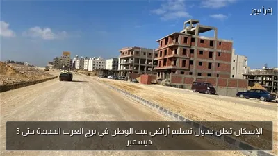 الإسكان تعلن جدول تسليم أراضي بيت الوطن في برج العرب الجديدة حتى 3 ديسمبر