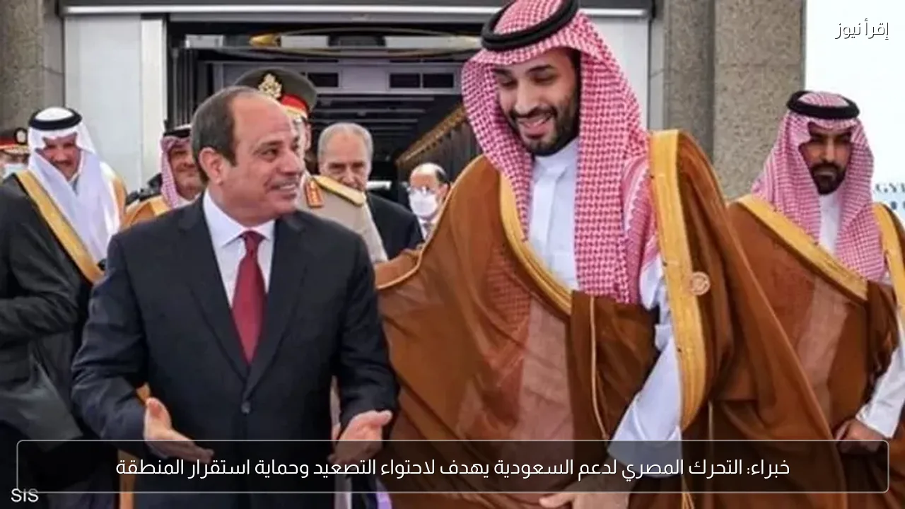 خبراء: التحرك المصري لدعم السعودية يهدف لاحتواء التصعيد وحماية استقرار المنطقة