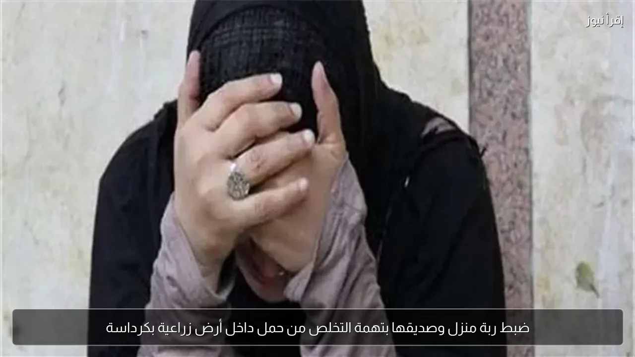 ضبط ربة منزل وصديقها بتهمة التخلص من حمل داخل أرض زراعية بكرداسة