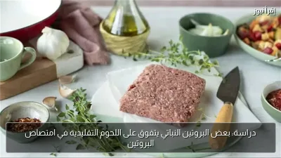 دراسة: بعض البروتين النباتي يتفوق على اللحوم التقليدية في امتصاص البروتين