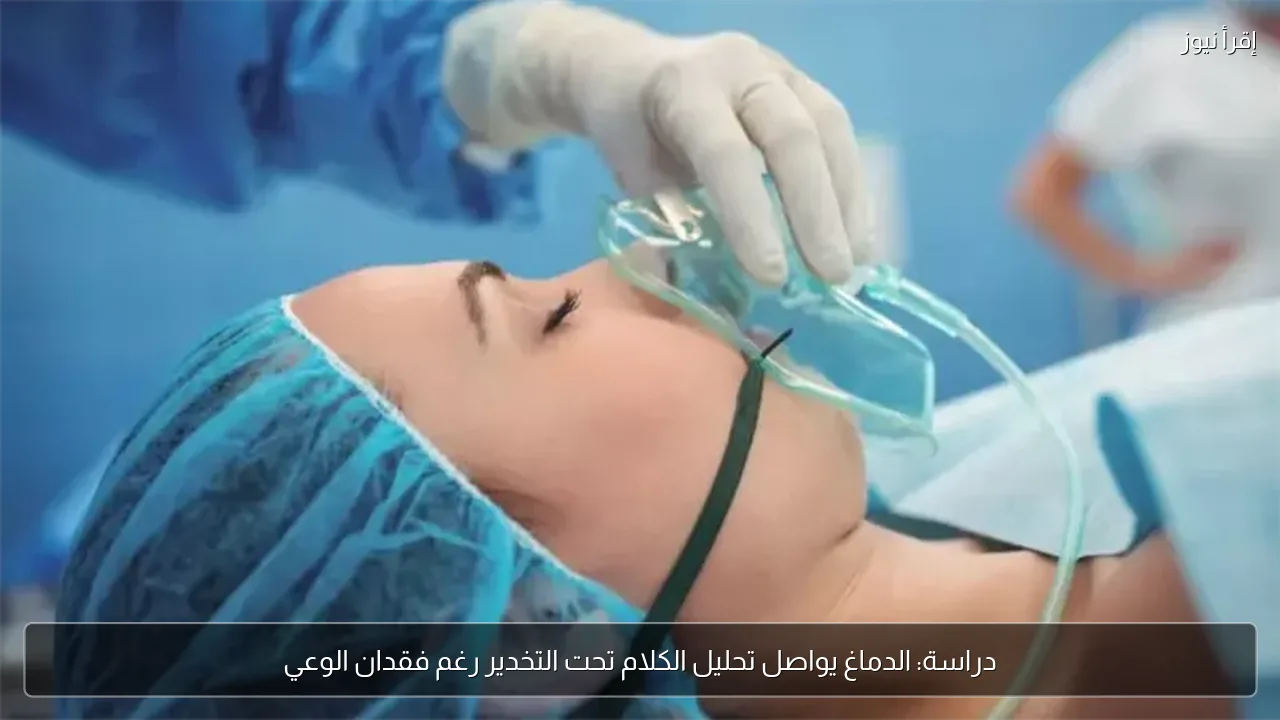 دراسة: الدماغ يواصل تحليل الكلام تحت التخدير رغم فقدان الوعي