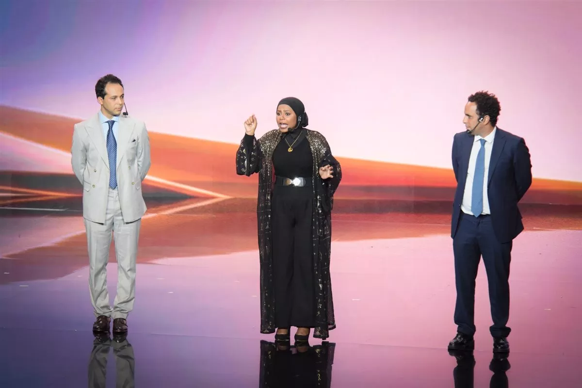 صانعة المحتوى إسراء مصطفى خلال فعاليات الجلسة الختامية لمنتدى مصر 2026