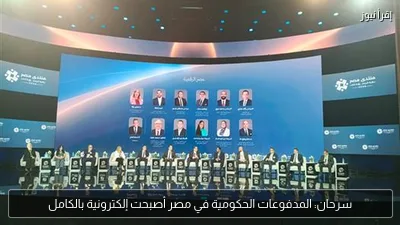 سرحان: المدفوعات الحكومية في مصر أصبحت إلكترونية بالكامل