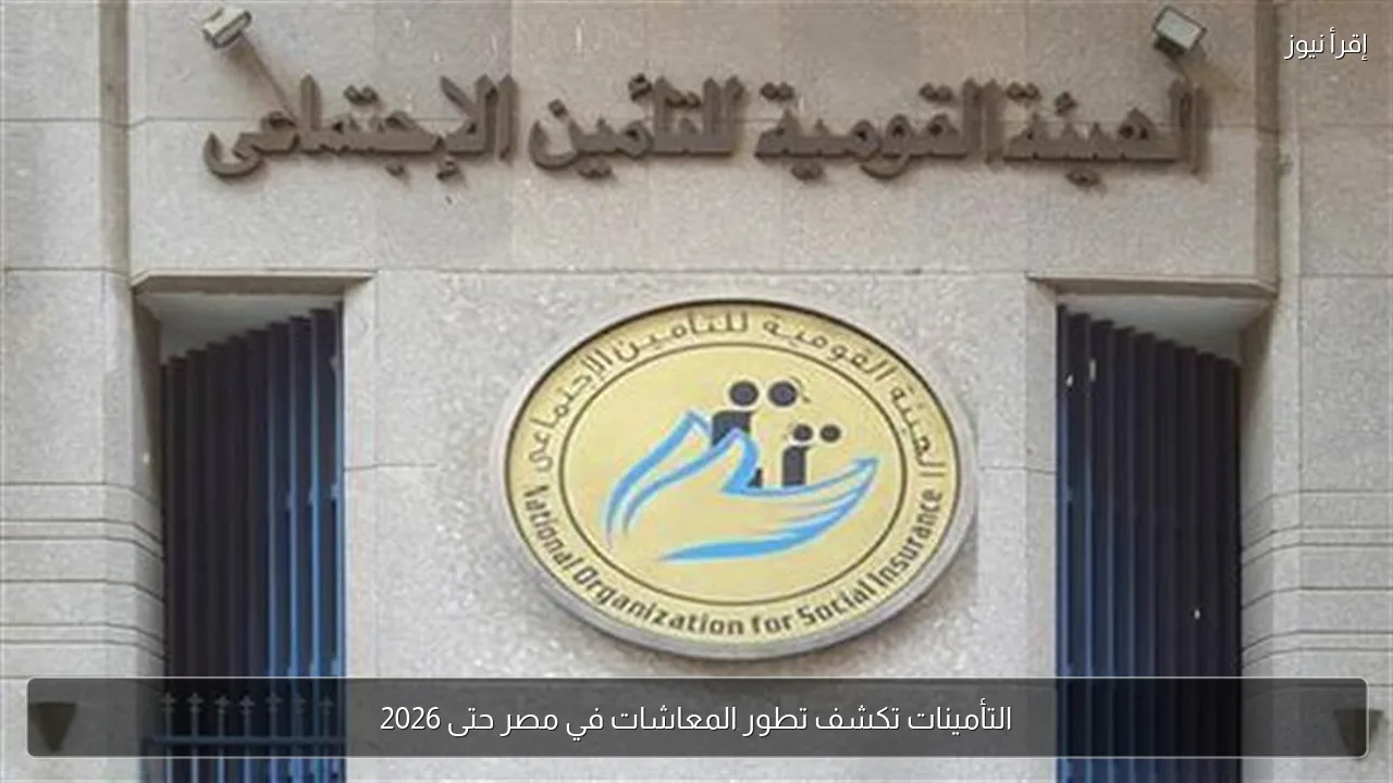 التأمينات تكشف تطور المعاشات في مصر حتى 2026