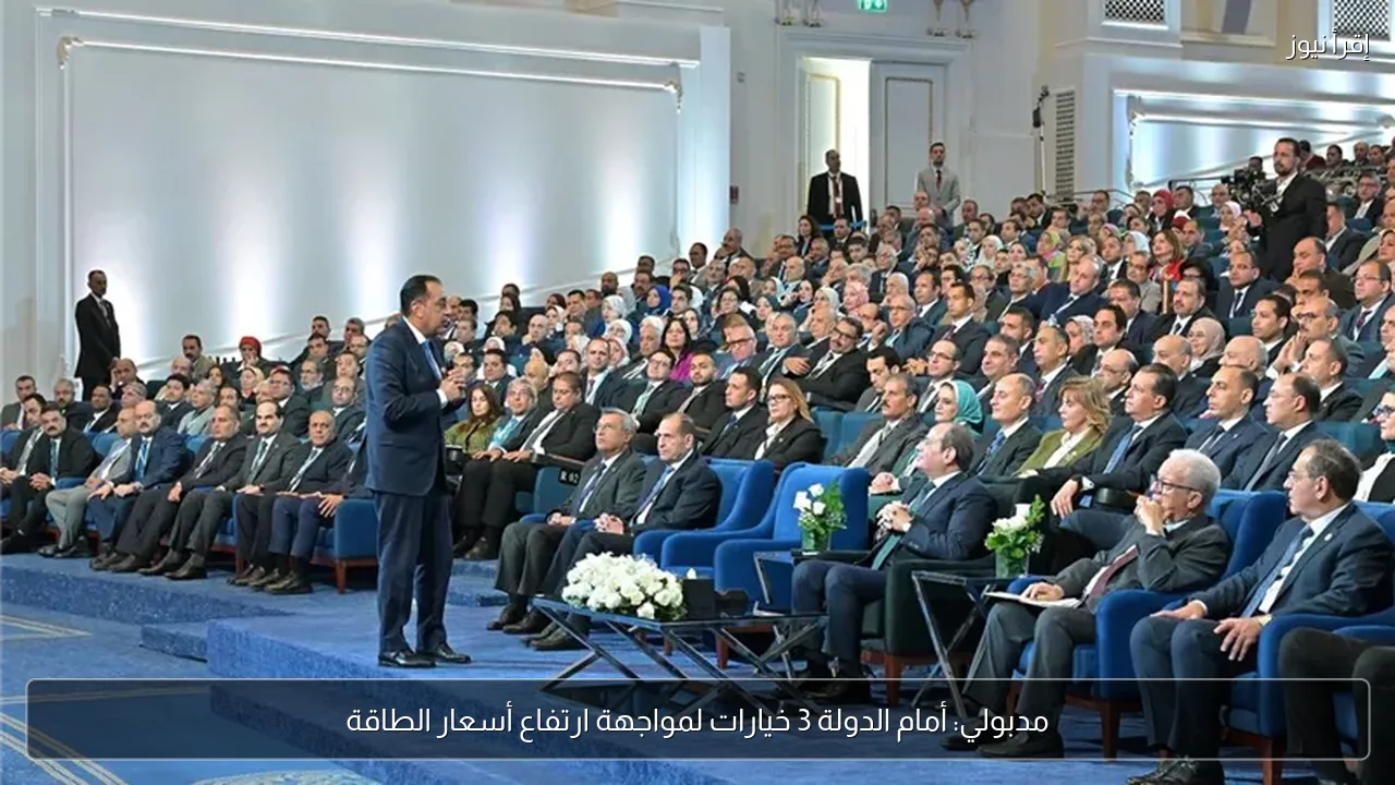 مدبولي: أمام الدولة 3 خيارات لمواجهة ارتفاع أسعار الطاقة