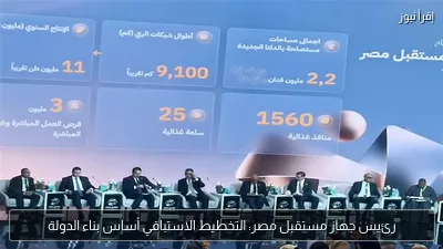 رئيس جهاز مستقبل مصر: التخطيط الاستباقي أساس بناء الدولة