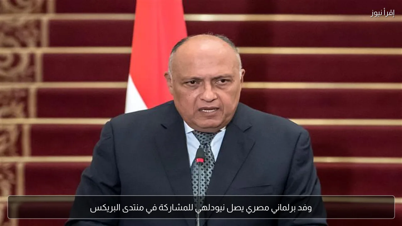 وفد برلماني مصري يصل نيودلهي للمشاركة في منتدى البريكس