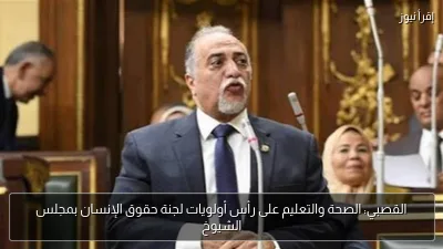 القصبي: الصحة والتعليم على رأس أولويات لجنة حقوق الإنسان بمجلس الشيوخ
