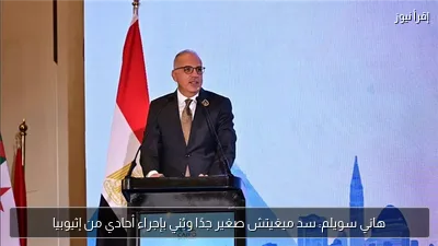 هاني سويلم: سد ميغيتش صغير جدًا وبُني بإجراء أحادي من إثيوبيا