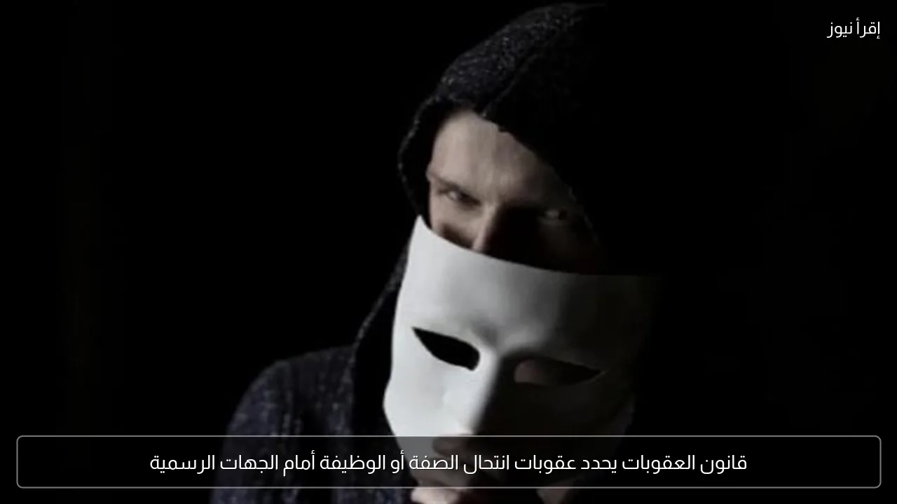 قانون العقوبات يحدد عقوبات انتحال الصفة أو الوظيفة أمام الجهات الرسمية