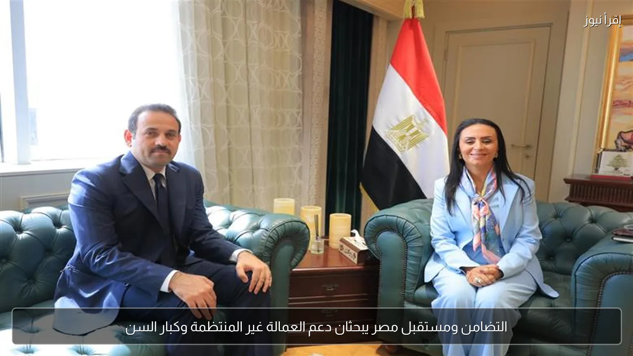 التضامن ومستقبل مصر يبحثان دعم العمالة غير المنتظمة وكبار السن