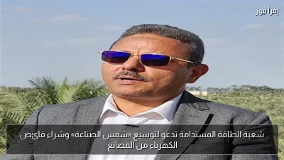 شعبة الطاقة المستدامة تدعو لتوسيع «شمس الصناعة» وشراء فائض الكهرباء من المصانع