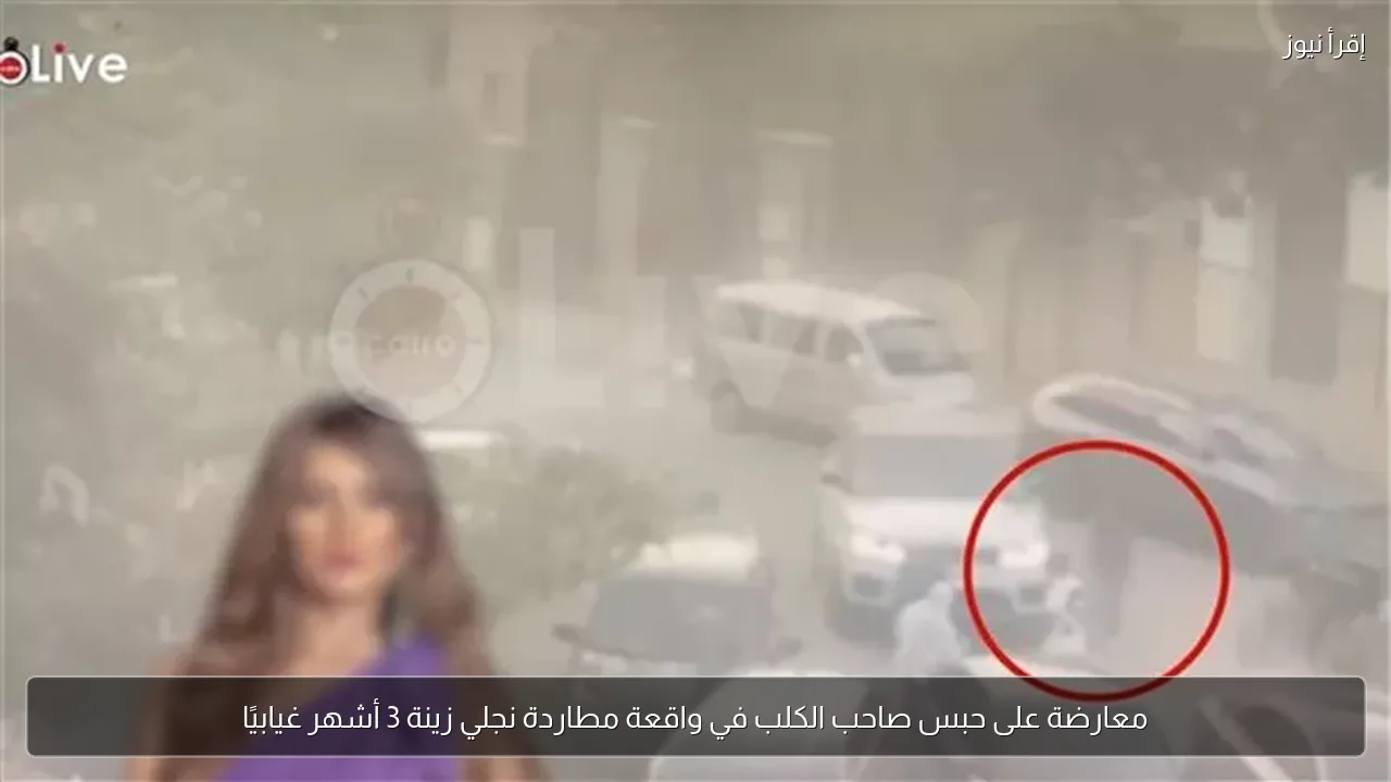 معارضة على حبس صاحب الكلب في واقعة مطاردة نجلي زينة 3 أشهر غيابيًا