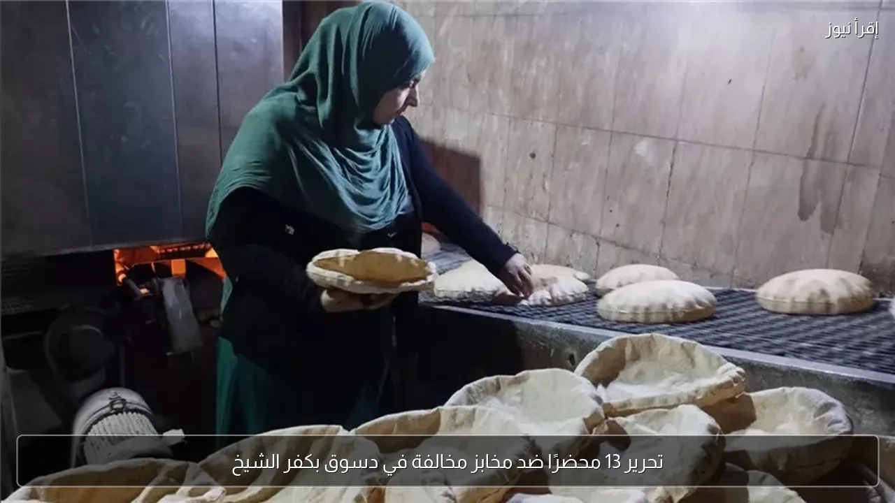 تحرير 13 محضرًا ضد مخابز مخالفة في دسوق بكفر الشيخ
