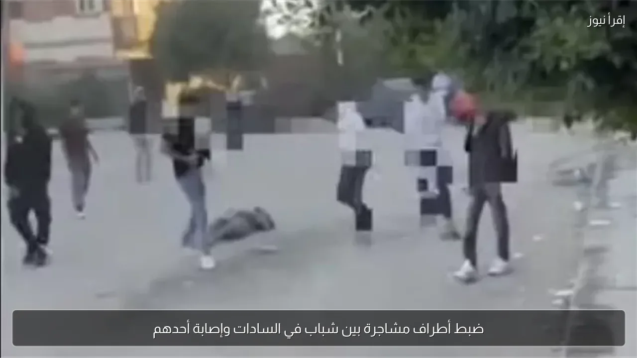 ضبط أطراف مشاجرة بين شباب في السادات وإصابة أحدهم