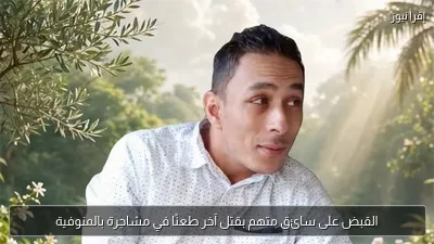 القبض على سائق متهم بقتل آخر طعنًا في مشاجرة بالمنوفية
