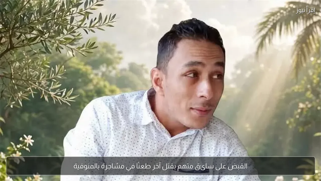 القبض على سائق متهم بقتل آخر طعنًا في مشاجرة بالمنوفية