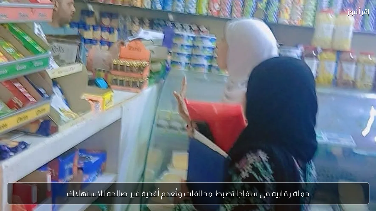 حملة رقابية في سفاجا تضبط مخالفات وتُعدم أغذية غير صالحة للاستهلاك