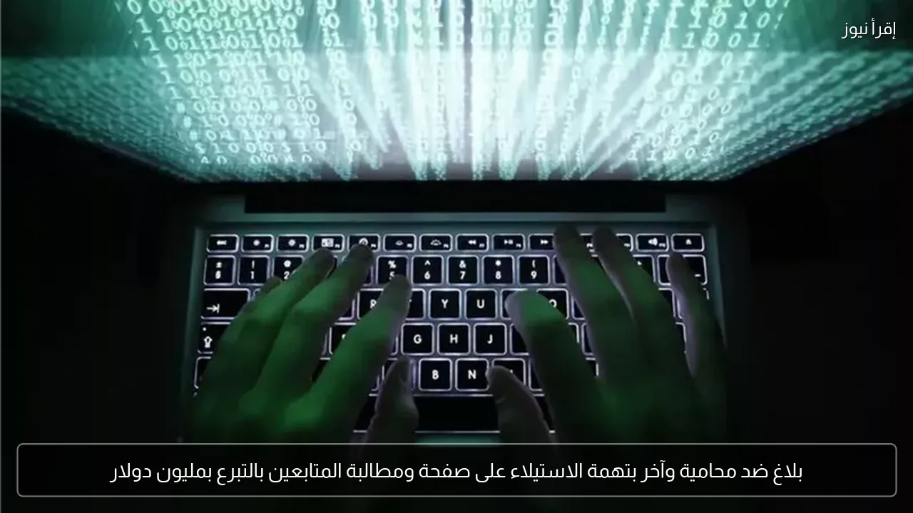بلاغ ضد محامية وآخر بتهمة الاستيلاء على صفحة ومطالبة المتابعين بالتبرع بمليون دولار