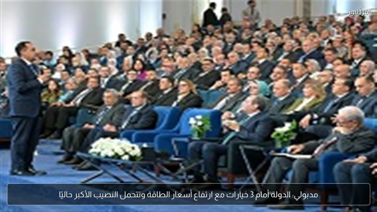 مدبولي: الدولة أمام 3 خيارات مع ارتفاع أسعار الطاقة وتتحمل النصيب الأكبر حاليًا