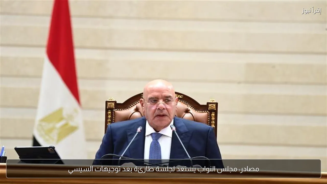 مصادر: مجلس النواب يستعد لجلسة طارئة بعد توجيهات السيسي